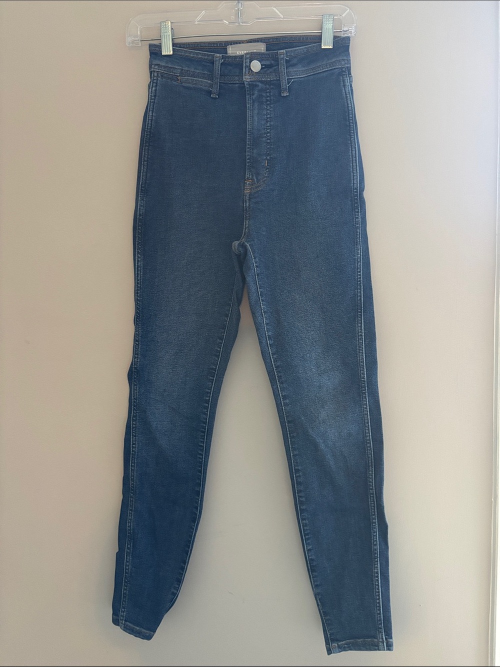 Everlane The Way High Skinny Jeans in  Blue Denim size 26